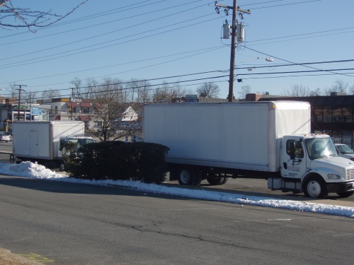 Access road in front of Safeway along Little River